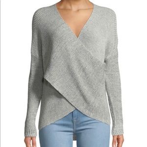 ASTR the label wrap front sweater